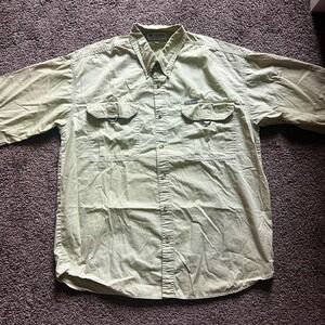 Vintage Columbia Sportswear Fishing Shirt‎ Button Up Short Sleeve Outdoor L 0245